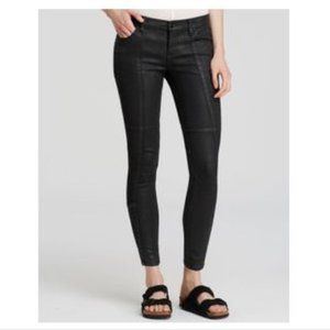 Free People Jillian Coated Low Rise Jeans